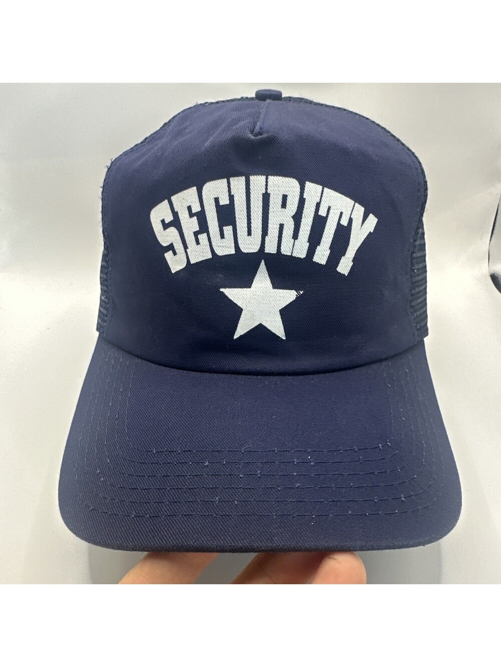 Security Vintage Made In USA Cap SnapBack Trucker Hat
